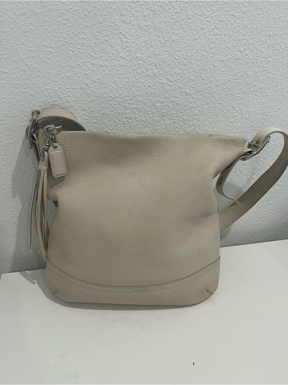 Coach Pebble Leather Bucket Bag